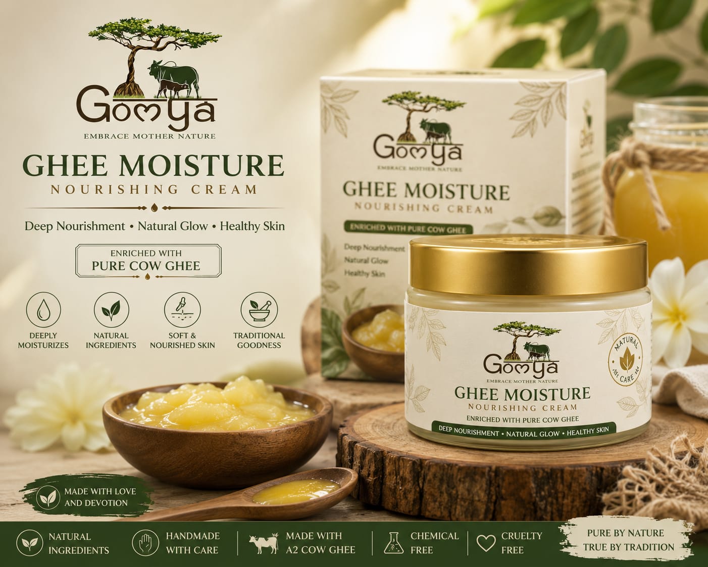 Ghee Moisturizer — 100 Wash